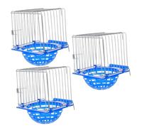 Happyyami 3pcs Hatching Nest Bird Nest Container Bird Relaxing Nest Finch Nest for Cages Pan Bird Nesting Bowl Bird Nest Sturdy Breeding Nest Hollow Cage Nest Bird Hideaway Birds Iron Wire
