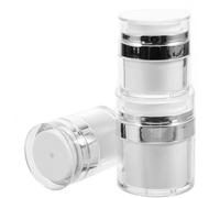 Happyyami 3pcs Makeup Bottle Leak-proof Double-layer 15g 30g 50g Portable Toiletry Bottles for Travel Use