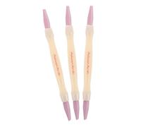 Happyyami 3pcs Multifunctional Nail Care Tools Nail File Cuticle Pusher Pumice Stone for Home Salon Use