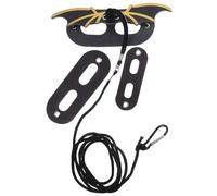 Happyyami 3sets Lizard Leash Cool Wings Lightweight Bearded Dragon Walking Accessory for Halloween and Outdoor Adventures