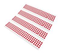 Happyyami 400pcs Removable Smartphone Camera Stickers for Privacy Protection, Red Pet Adhesive Privacy Stickers with Easy Application for Laptop and Tablet Camera Lens Security