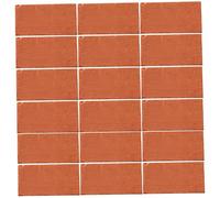 Happyyami 40pcs Miniature Simulation Bricks for Landscaping Fish Tank Decor and Handmade Gardens Smooth Lightweight Earth Brick