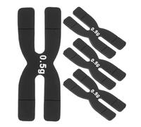 Happyyami 4pcs 0.5g Tennis Racket Weight Balance Strips Silicone Badminton Tennis Racquet Tapes Weighted Bar For Badminton Racket Adjust Weight