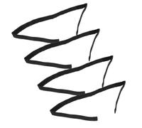 Happyyami 4pcs Black Nylon Scooter Straps with Anti-slip Design and Easy Installation, Multiple Fastening Straps for Electric Self Balancing Scooters, for Organising and Securing Accessories