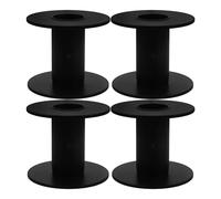 Happyyami 4pcs Cable Bobbin Spools Plastic Wire Spools with Robust Construction Cylindrical Compact Design Versatile Spacesaving for Laboratory and Workshop Wire Storage