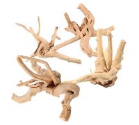 Happyyami 4pcs Driftwood Aquarium Decor Natural Wood for Fish Tank Landscaping Unique Textures and Shapes for Aquatic Environments