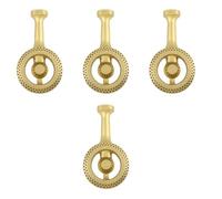 Happyyami 4pcs Gas Stove Burner Head Replacement Part for Gas Burner Head in Household Cooking Scenarios