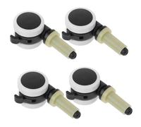 Happyyami 4pcs High Chair Casters Replacement Wheels Easy Turning Plastic Heavy Duty Chair Wheels Accessories Suitable for Dining and Booster Seats Random Color