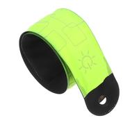 Happyyami 4pcs Led Horse Ankle Strap Leg Wraps Reflective Leg Band for Equestrian Safety Light up Running Gear High Visibility Green