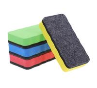 Happyyami 4pcs Magnetic Dry Erase Erasers Eva Felt Board Cleaners for Boy Girl and Students Versatile Whiteboard and Blackboard Cleaning Supplies for Home Office and Classrooms