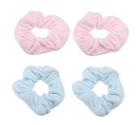 Happyyami 4Pcs Microfiber Hair Drying Scrunchies Fast Drying Ponytail Holders for Women and Soft and Absorbent Hair Accessories for Wet Hair Care Multi Color
