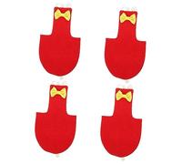 Happyyami 4pcs Parrot Accessory Bird Diaper Suit Flight Suit for Cockatiel Pet Clothing