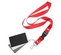 Happyyami 4pcs Portable Cards for White Balance and Exposure Calibration Photography Reference Cards for DSLR and Film Includes with Carrying Cord