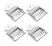 Happyyami 4pcs Queen Cage Beekeeping Tool Bee Queen Catching Tool for Apiary Stainless Steel Clip Structure Metal Mesh Sides Easy Handling Essential Beekeeping Equipment for Hobbyist