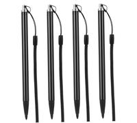 Happyyami 4pcs Resistive Touch Screen Stylus Pen Spring Rope Design for Pos Systems Pdas Industrial Writing Input
