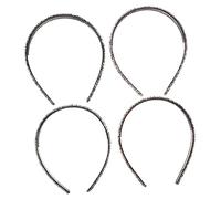 Happyyami 4pcs Rhinestone Headband Set Elegant Hair Accessories for Women and Girls for Bridal Parties Events and Everyday Wear Choices