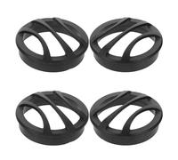 Happyyami 4pcs Speaker Grille Protector: 2 Inch Mini Speaker Grill Cover Round Car Audio Mesh Cover For Tweeters Dustproof Mesh Guard Automotive Accessories