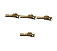 Happyyami 4pcs Whistle Dog Whistle Survival Tool Brass Referee Loud Safety Compact Easy to Carry