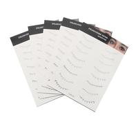 Happyyami 5 Sheets False Eyelash Stickers for Women, Natural Look Lower Eyelash Tattoos with High Adherence, Black Sticker Makeup for Parties and Night