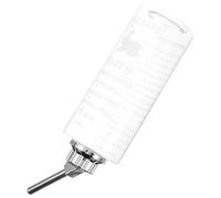 Happyyami 500ml Small Pets Water Bottle Feeder for Guinea Pig and Chinchilla, Leakproof Plastic and Stainless Steel Dispenser, Easy to Install and Practical for Small Animals