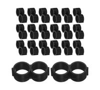 Happyyami 50pcs /2 Inch Drip Irrigation End Cap Plug Figure 8 Shape Made of Sturdy Pp Material for Lawn and Garden Use Easy to Remove and Reusable Irrigation Fittings End Closure