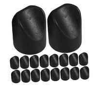 Happyyami 50pcs Folding Chair Leg Caps Heavy Duty V Shaped Stability Plugs Non Marring End Covers for Padded Chairs Secure Seating