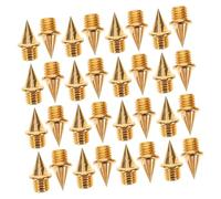 Happyyami 50pcs Track Spikes Steel Pyramid Running Shoe Studs for Events High Precision Traction for Long Jump and Athletic Performance Comfortable Fit Durable Construction