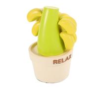 Happyyami 56a Funny Banana Sculpture for Home Decor Unique Tabletop Fruit Ornament for Living Room and Office Photography Prop and Healing Decoration for Space