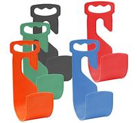 Happyyami 5pcs Abs Garden Hose Holder Wall Mounted Storage Rack with Smooth Surface Water Pipe Hanger for Outdoor Hose Organization in Multiple Colors