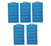 Happyyami 5pcs Aquarium Filter Pads Activated Carbon Filtration Sponge for Fish Tanks Easy to Install Internal Filter Media for Clean Water Environment