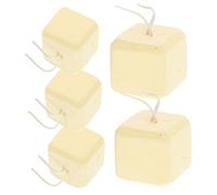 Happyyami 5pcs Calcium Molar Stones for Hamsters Rabbits Chinchillas Squirrels PET Teeth Grinding Chew Toys Natural Mineral Chewing Stones for Small Animals