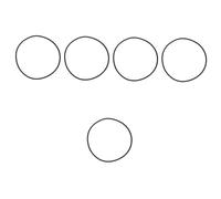 Happyyami 5pcs Fish Tank Filter Sealing Gasket for Models Aquarium Filtration and Easy to Install Essential Aquarium Supplies