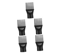 Happyyami 5Pcs Hair Dryer Comb Nozzle Reusable Styling Tool for Straight Hair Durable Blow Dryer Attachments for Home and Salon Use