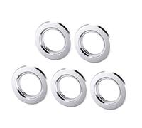 Happyyami 5pcs Metal Birds Nest Hole for Parrots Anti-bite Wooden Nest Box Accessories Easy Installation for Bird Cages and