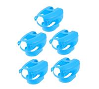 Happyyami 5pcs Plastic Pigeon Holder Injection Feeding Fixed Bracket for Safe Medicine Administration Ergonomic Stable Pigeon Injection Fixer Compatible with Racing and Parakeets