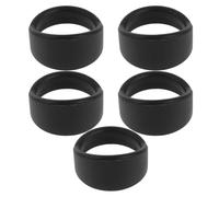 Happyyami 5pcs Rubber Eyepiece Eye Cups for Microscope and Telescope, Soft Rubber Eye Shield with Contrast Enhancement and Lens Guarding, Fits 32-34mm Diameter for Scientific Research