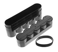 Happyyami 5rolls Hard Plastic Film Storage Box Storage Containers for Photo Film Camera Reel Holder Empty Canisters Shockproof Safe Preservation