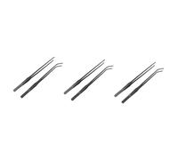 Happyyami 6pcs Aquarium Scissors Extra Long Tweezers Plant Tweezers for Model Making