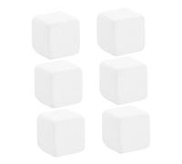Happyyami 6pcs Calcium Mineral Blocks for Tortoises and Lizards, White Mineral Substance Cubes to Promote Physical Power and Add Calcium, Suitable for Dissolving in Water Or Adding to Pet