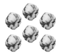 Happyyami 6pcs Interactive Leopard Print Plush Catnip Balls for Indoor Cats and Kittens, Soft and Gentle on Paws and Teeth, for Cat Exercise and Play