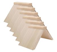 Happyyami 6pcs Pigeon Perches Chick Perch Pigeons Dwelling Frame Solid Wood Reinforced Design Beautiful Grain Easy Maintenance Versatile Application for Loft Cage Outdoor Use