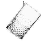 Happyyami 700ml Bar Stirring Glass Thick Bottom Crystal Glass Round Shape Stable Placement Fashion Cocktail Mixing for Home Bar Use