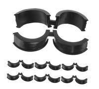 Happyyami 8pcs Bicycle Stem Spacers Shims for Handlebar Adjustment Non Slip Gear Tolerance Washers Durable Precision Fit for Road and Mountain Bikes