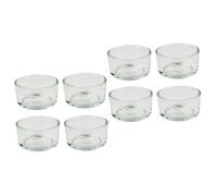 Happyyami 8pcs Glass Feeding Bowls for Pet Reptiles Versatile Water and Food Dish for Lizard Turtle and Scorpion Easy to Clean and Design