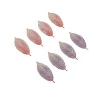 Happyyami 8Pcs Gradient Color Leaf Hairpins for Women Embroidered Hair Styling Clips Elegant Bangs Barrettes Sweet Accessories for