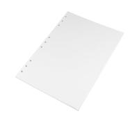 Happyyami 90sheets Dotted Loose-leaf Refill Paper Notebook Replacement Papers White Loose-leaf for School Store Journals Dot Pattern