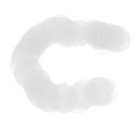 Happyyami Acrylic round Drink Tags 60pcs for Wine Glass Cup Marking | Circle Shape, Blanks for Banquets and Hotels, Enhance Recognition Decorative Edge Detail