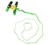 Happyyami Adjustable Rabbit Leash Kit with Polyester Harness and Light Green Leash that Prevents Pet from Getting Lost and Is Convenient to Wear for Small Pets Walking