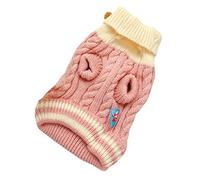 Happyyami Adorable Dog Cat Sweater Cozy Warm Clothes for Autumn Stylish Pet Costume for Cold Days for Daily Wear Outdoor Activities Comfortable Knit Design