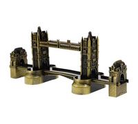 Happyyami Alloy Tower Bridge Model Desktop Bridge Model British Decorations for Home Elegant Design Golden European Style Versatile Use Photography Prop Home Decoration
